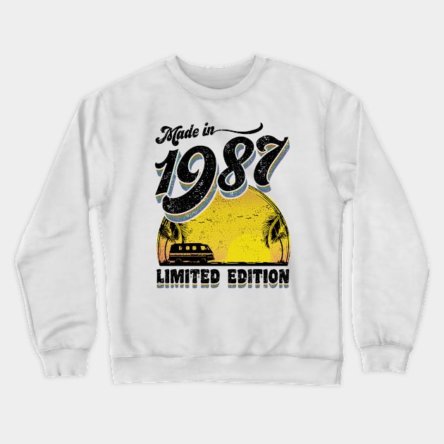 Made in 1987 Limited Edition Crewneck Sweatshirt by KsuAnn